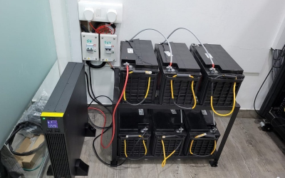 Battery installation